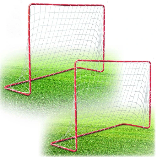 Duża bramka do piłki nożnej zestaw 2 sztuki Neo-Sport 183 x 122 x 61 cm