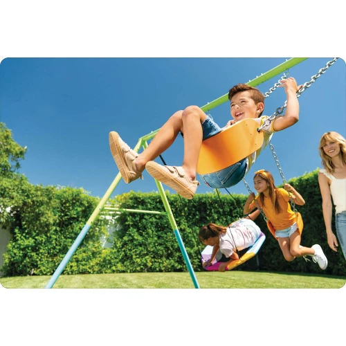 Huśtawka potrójna plac zabaw bocianie gniazdo Intex 44133