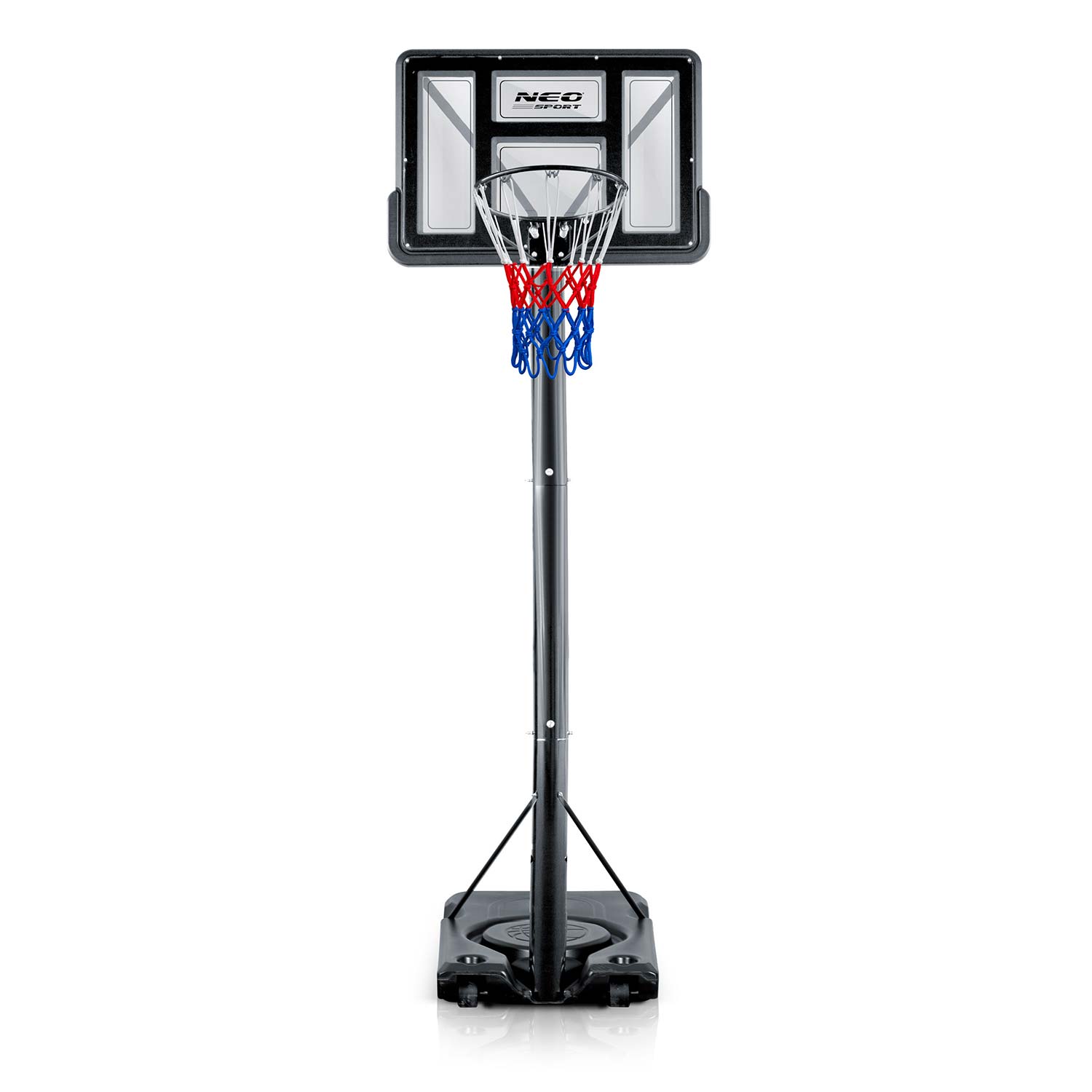 Kosz do koszykówki regulowany 135-300cm stabilny duży Neo-Sport NS-282