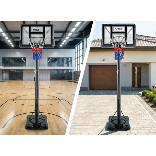 Kosz do koszykówki regulowany 135-300cm stabilny duży Neo-Sport NS-282