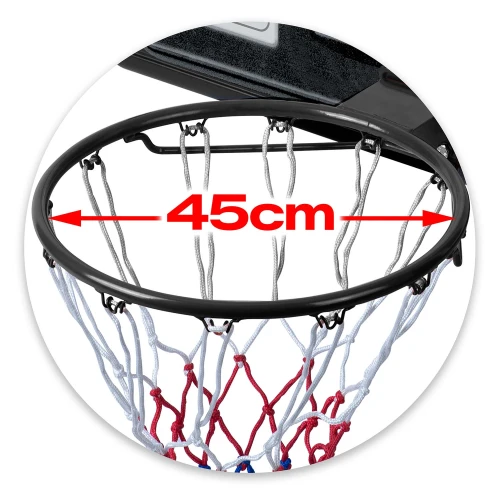 Kosz do koszykówki regulowany 170-305cm stabilny duży Neo-Sport NS-283