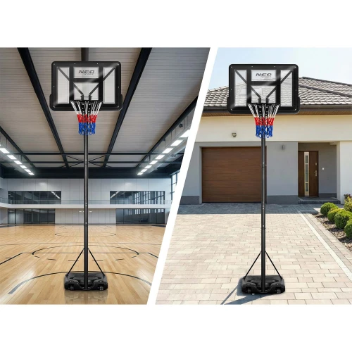 Kosz do koszykówki regulowany 170-305cm stabilny duży Neo-Sport NS-283