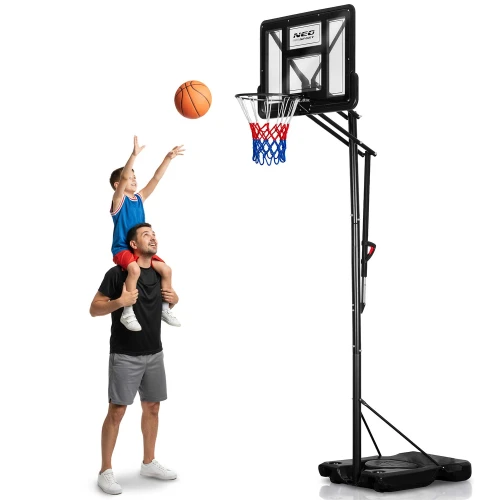 Kosz do koszykówki regulowany 170-305cm stabilny duży Neo-Sport NS-283