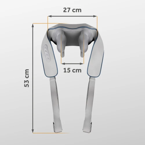 Masażer do pleców szyi karku shiatsu 3 tryby ogrzewanie bezprzewodowy Neo-Sport NS-505