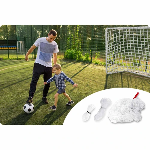 Mocna siatka do bramek piłkarskich 300 x 200 x 90 cm Neo-Sport