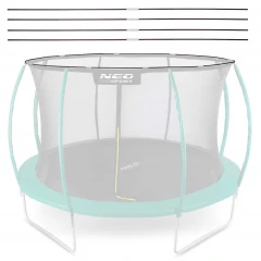 Pierścień siatki do trampoliny typ C 252cm 8ft Neo-sport