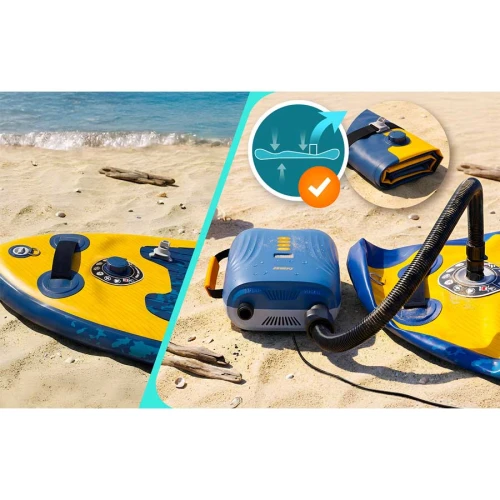 Pompka elektryczna do materaca pontonu SUPa + 6 przejściówek 12V Neo-Sport NS-713