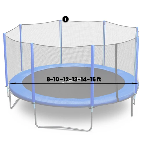 Słupek do trampoliny zewn. 8-15ft niebieski Neosport