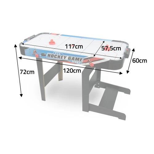 Stół do gry cymbergaj Air Hockey duży składany NS-427