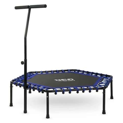 Trampolina fitness z uchwytem 127 cm Neo-Sport - sześciokątna 