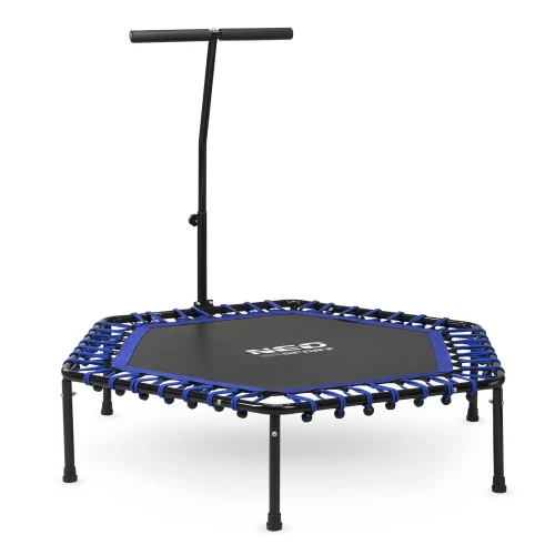 Trampolina fitness z uchwytem 127 cm Neo-Sport - sześciokątna 