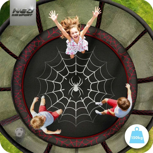 Trampolina ogrodowa 10ft/312cm z siatką zewnętrzną i drabinką Neo-Sport