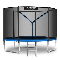 Trampolina ogrodowa 6ft/183cm z siatką zewnętrzną i drabinką Neo-Sport
