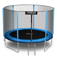 Trampolina ogrodowa 8ft/252cm z siatką zewnętrzną i drabinką Neo-Sport