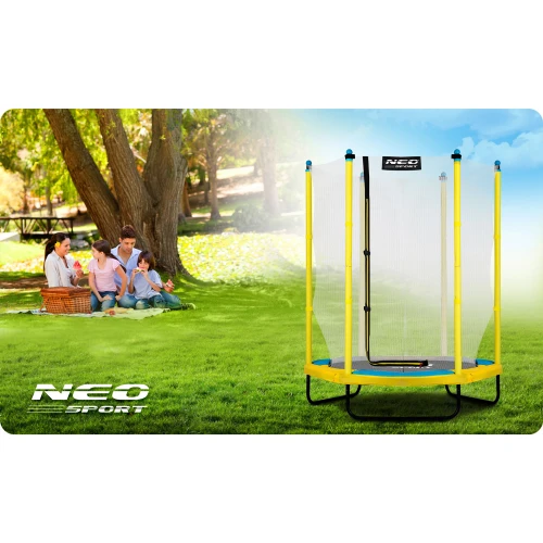 Trampolina ogrodowa dla dzieci 140 cm 4,5ft Neo-Sport