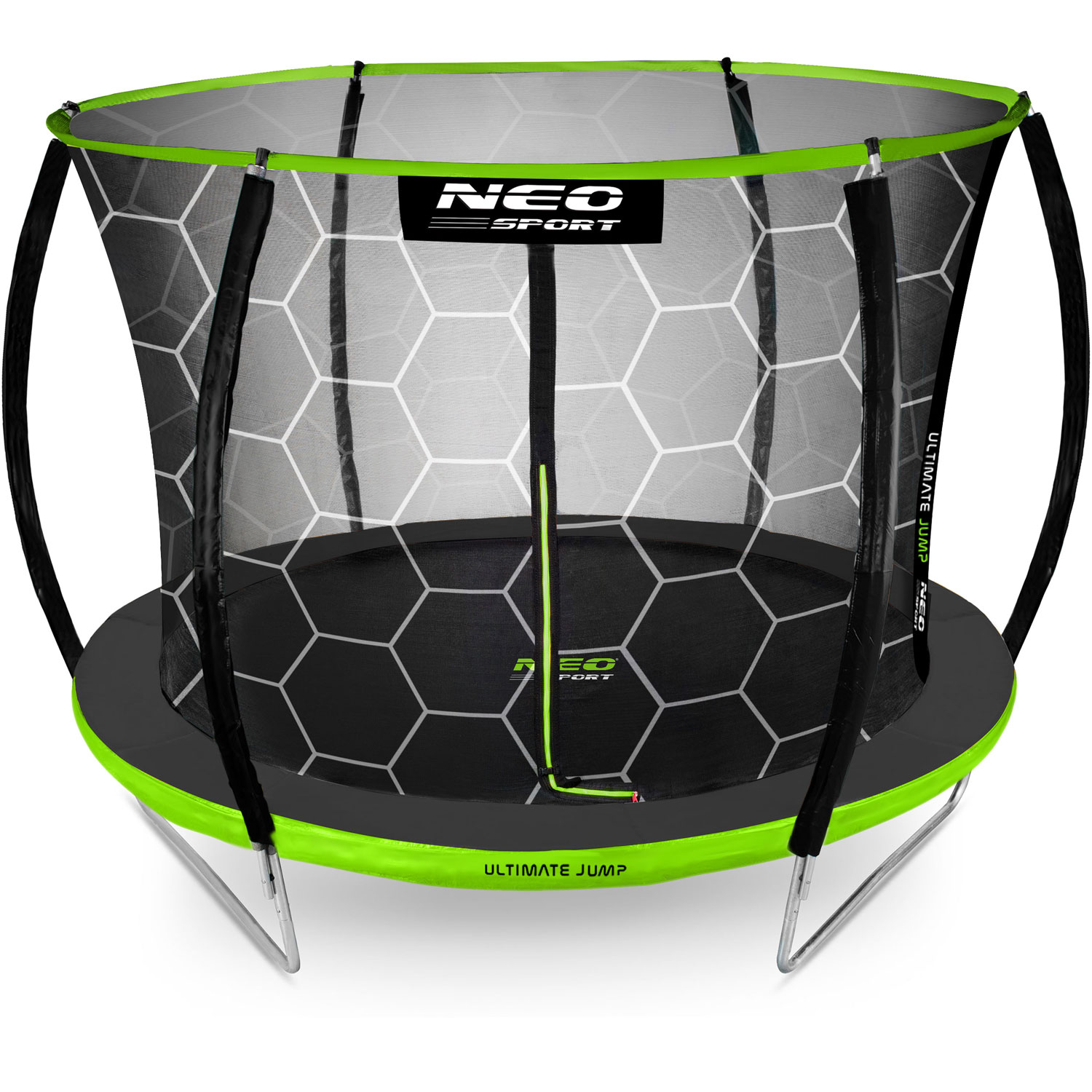 Trampolina ogrodowa profilowana 12ft/374cm z siatką wewnętrzną Neo-Sport