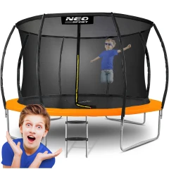 Trampolina ogrodowa profilowana 12ft/374cm z siatką wewnętrzną Neo-Sport