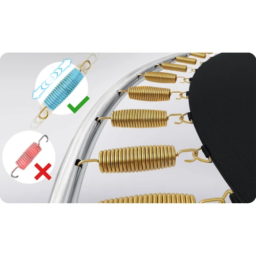 Trampolina ogrodowa profilowana 10ft/312cmz siatką wewnętrzną Neo-Sport